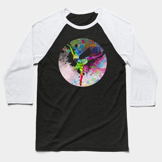 Ballerina Baseball T-Shirt by ngmx